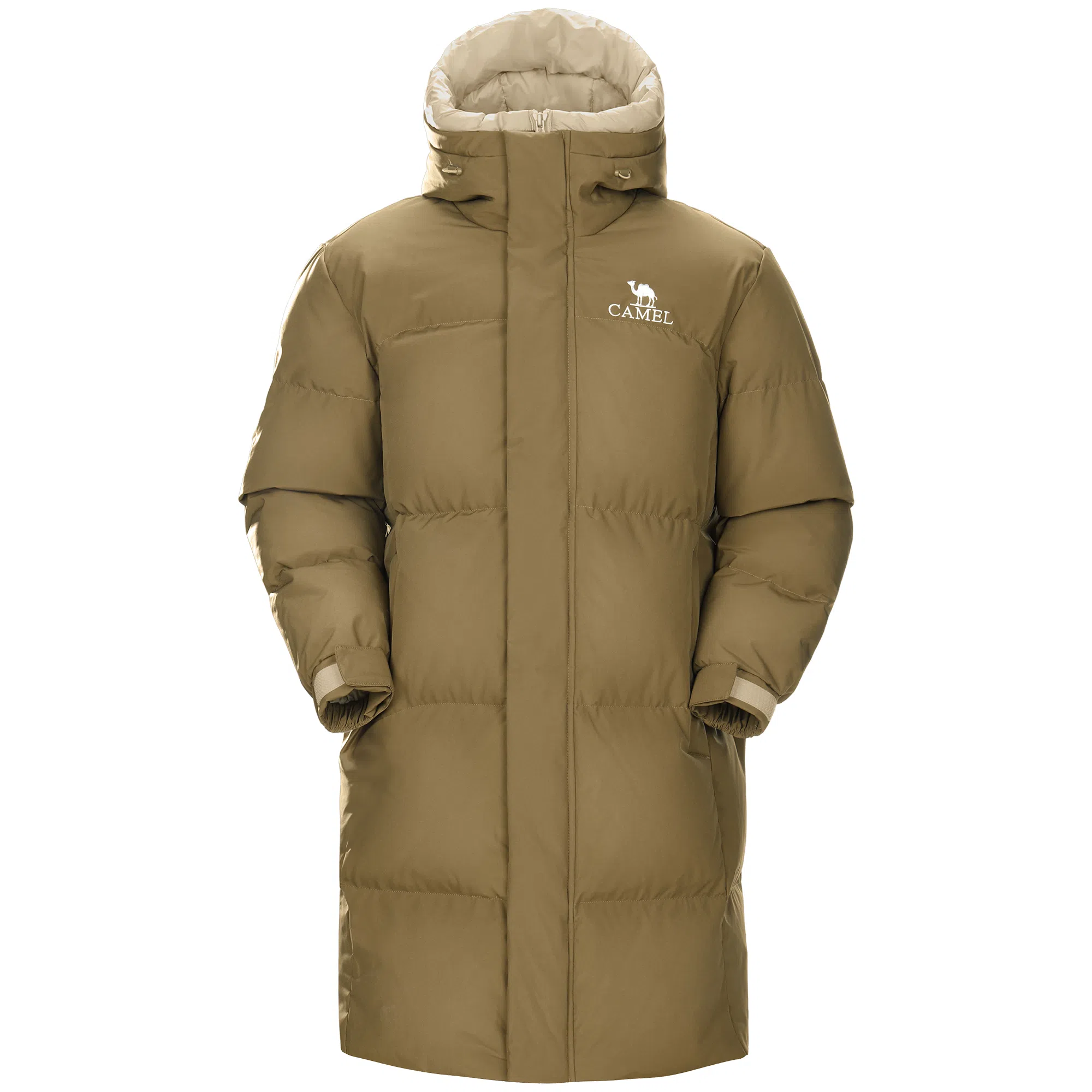 CAMEL Warm Fleece Series Down Jacket