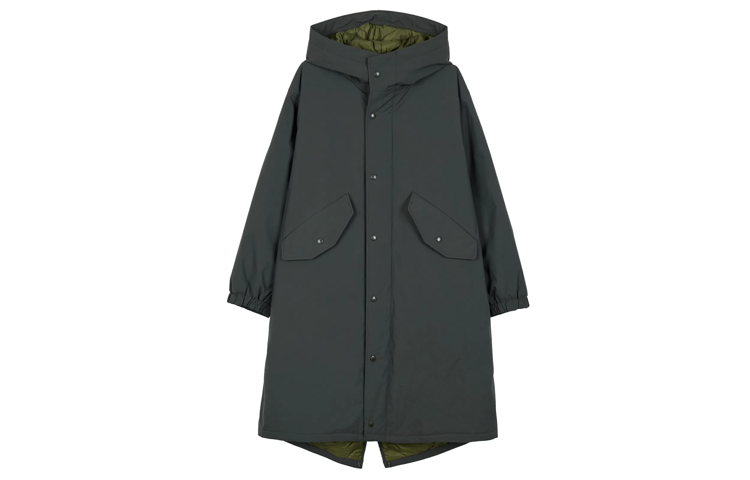 UNIQLO x EG Hooded Coat Deep Green