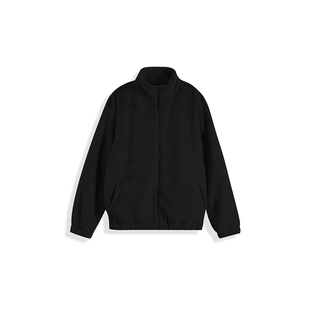 我是大卫 羊羔毛摇粒绒保暖加厚立领棉服 男女同款