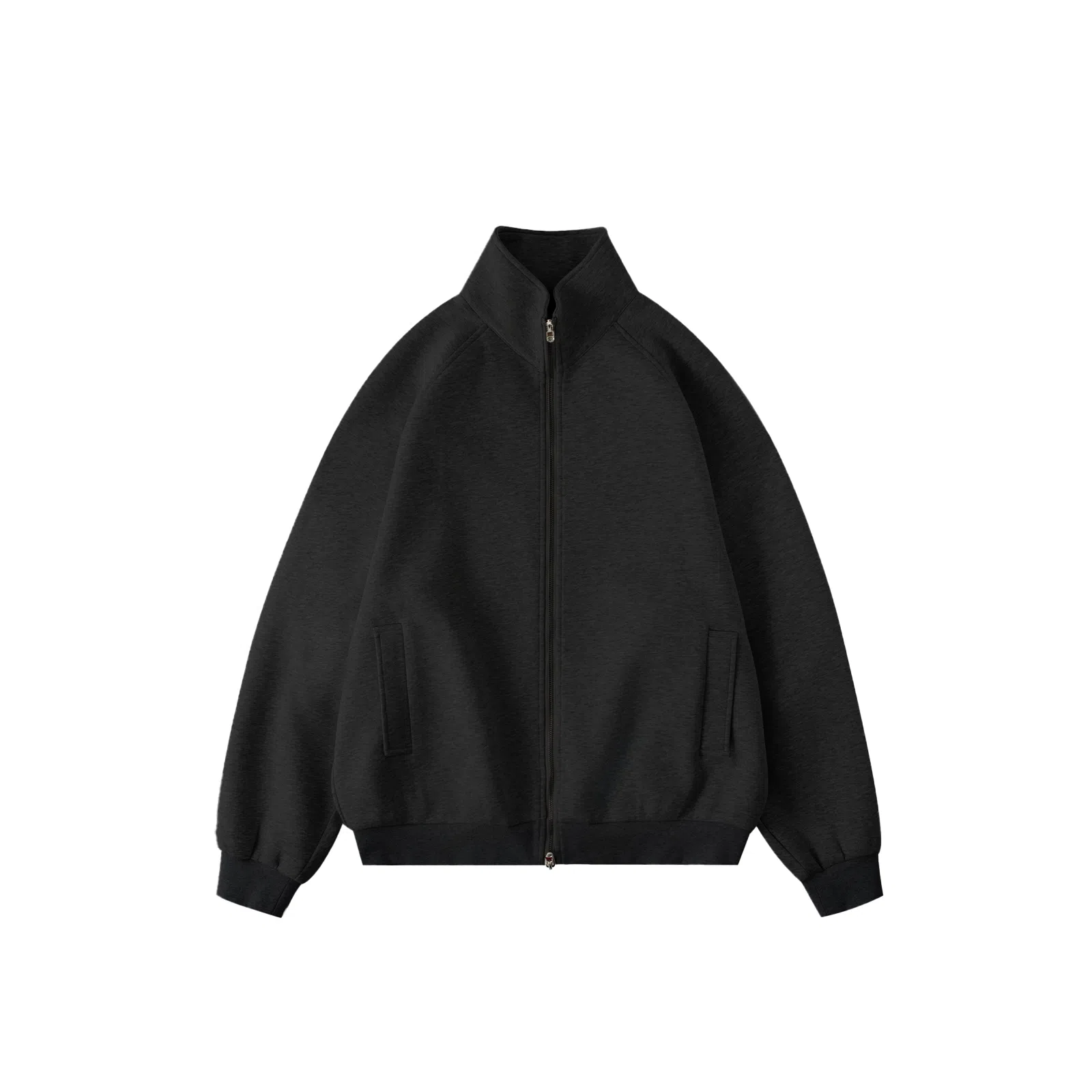 我是大卫 韩版纯色立领休闲百搭时尚长袖夹克外套 男女同款