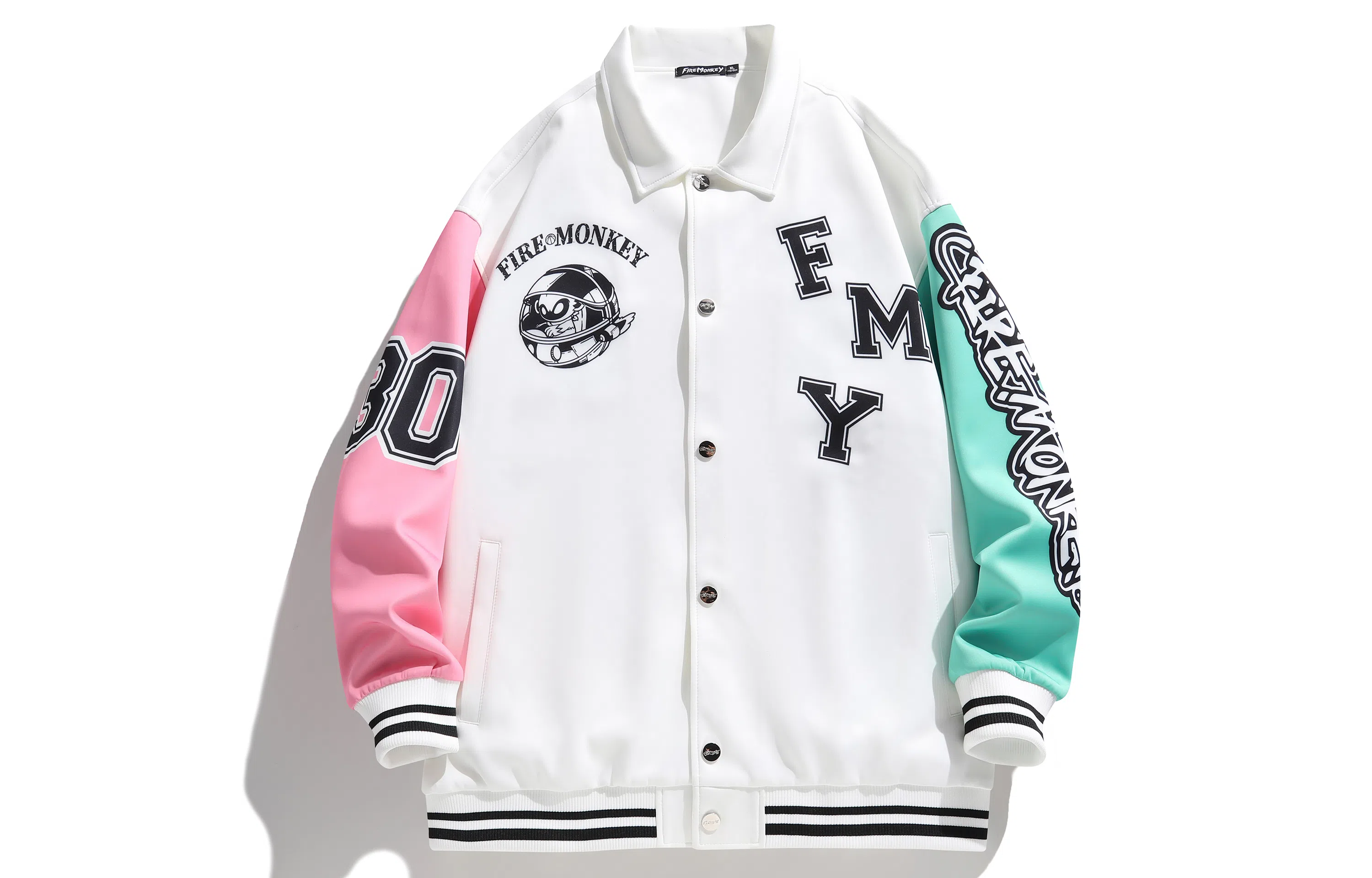 FireMonkey Cartoon Patchwork Jacket