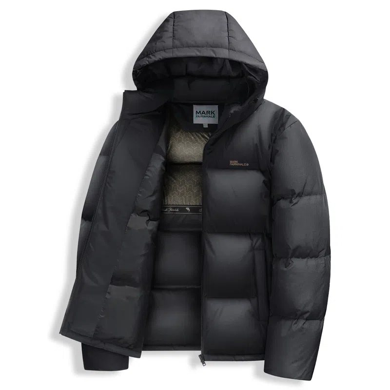 FAIRWHALE Thermal Windproof Down Jacket Black