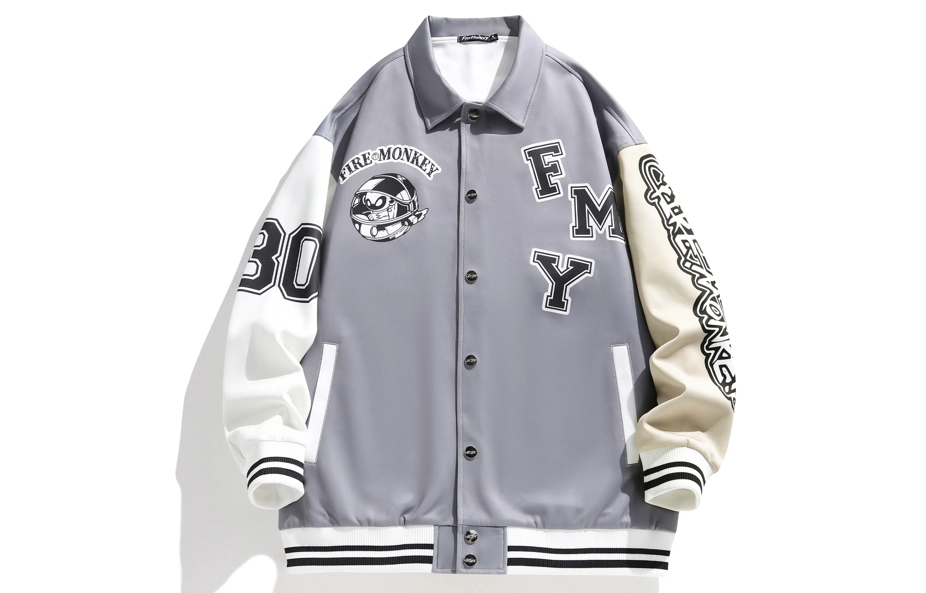 FireMonkey Cartoon Patchwork Jacket