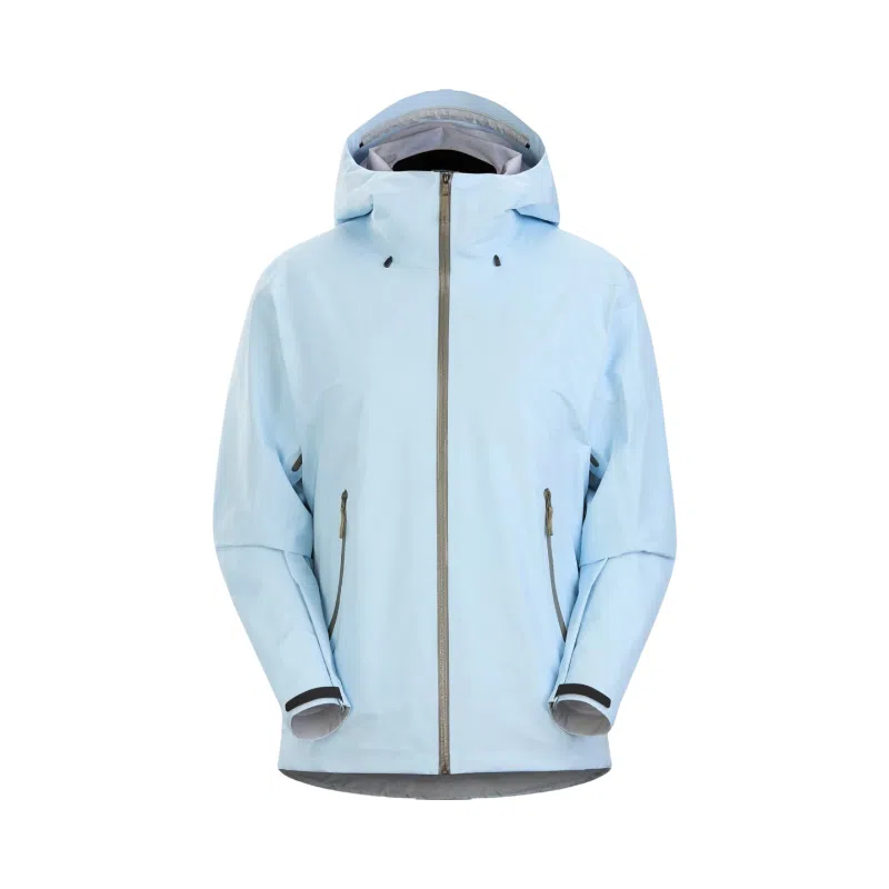 浪莎  纯色拉链连帽百搭休闲  防水防风冲锋衣 男女同款