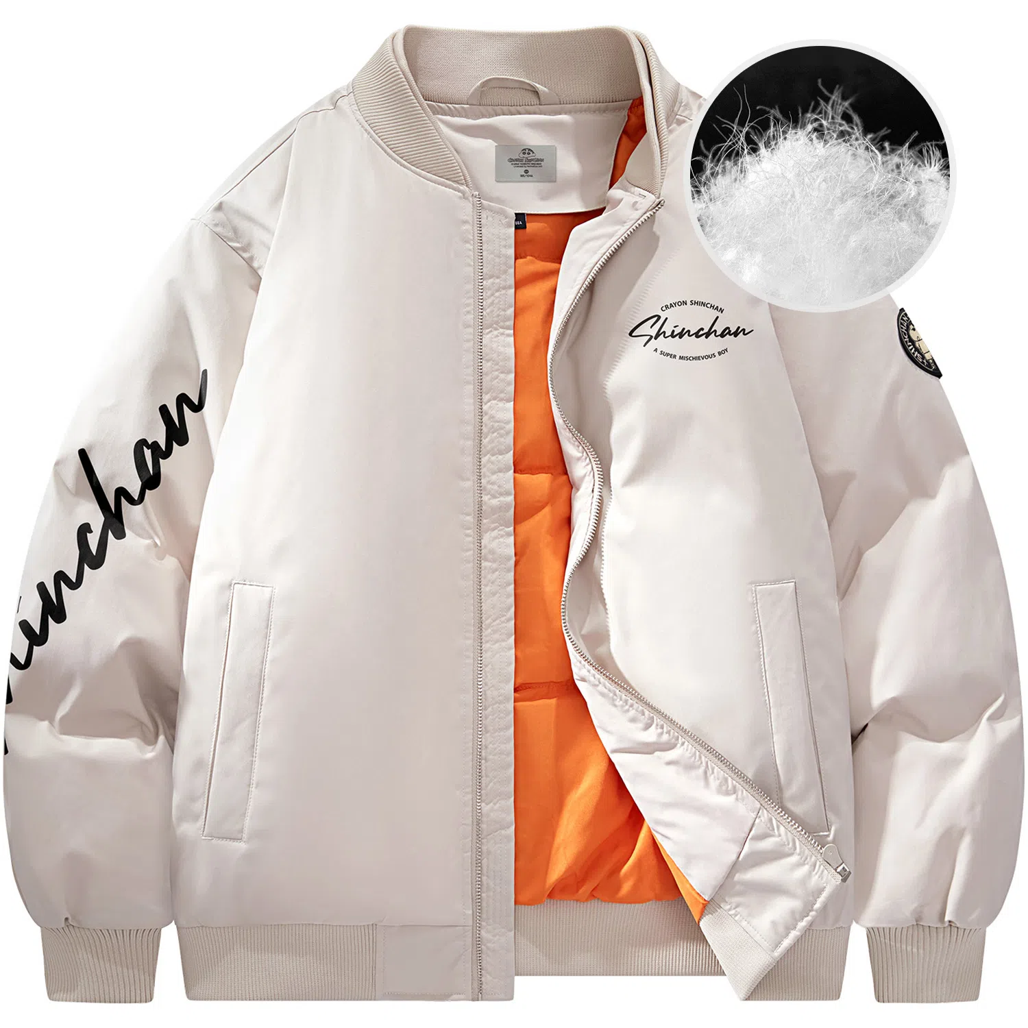 Crayon Shin-chan Baseball Down Jacket