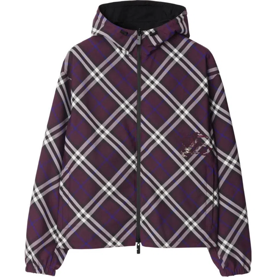 Burberry SS24 Hooded Jacket Purple