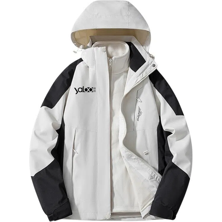 雅鹿优选  纯色拉链连帽  防水防风超轻冲锋衣 男款