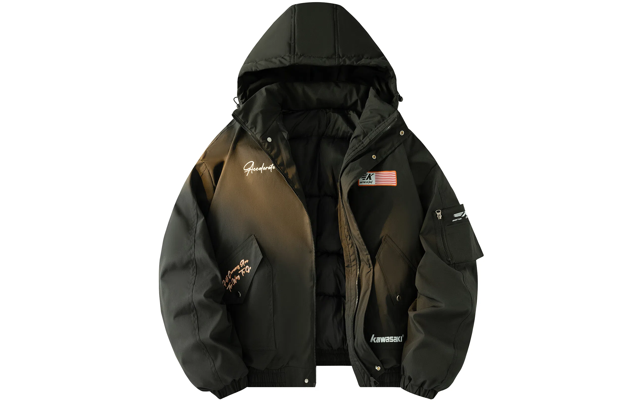 Kawasaki Retro Pilot Hooded Jacket