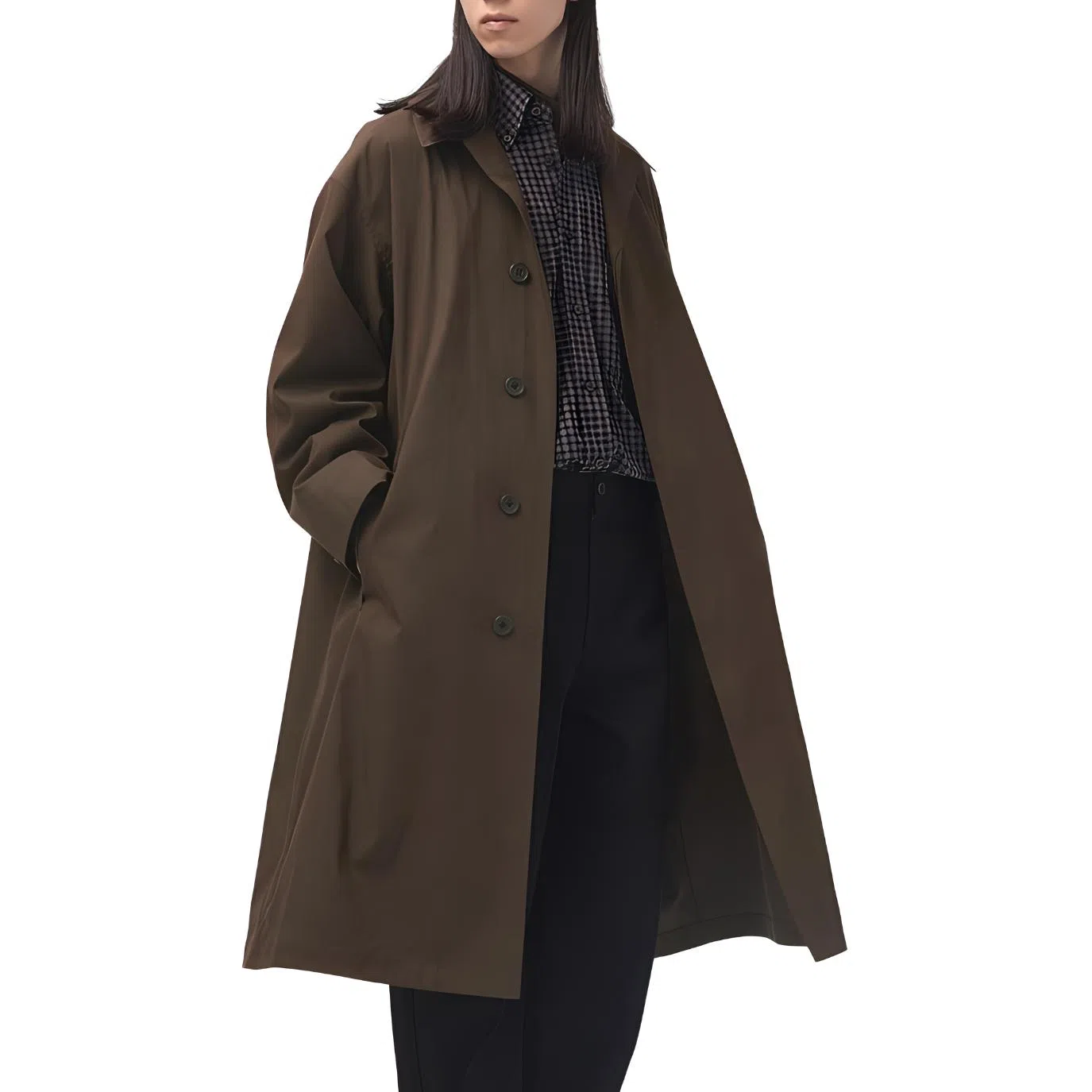 UNIQLO FW24 U Series Coat Brown