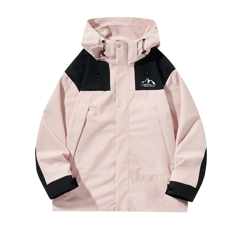 KW Mountain Print Windproof Waterproof Jacket