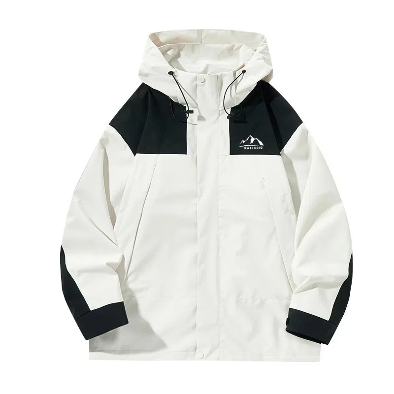 KW Mountain Print Windproof Waterproof Jacket