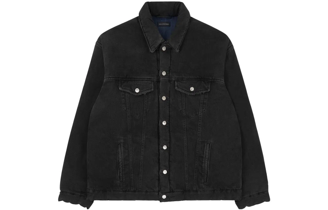 Balenciaga Denim Jacket Black