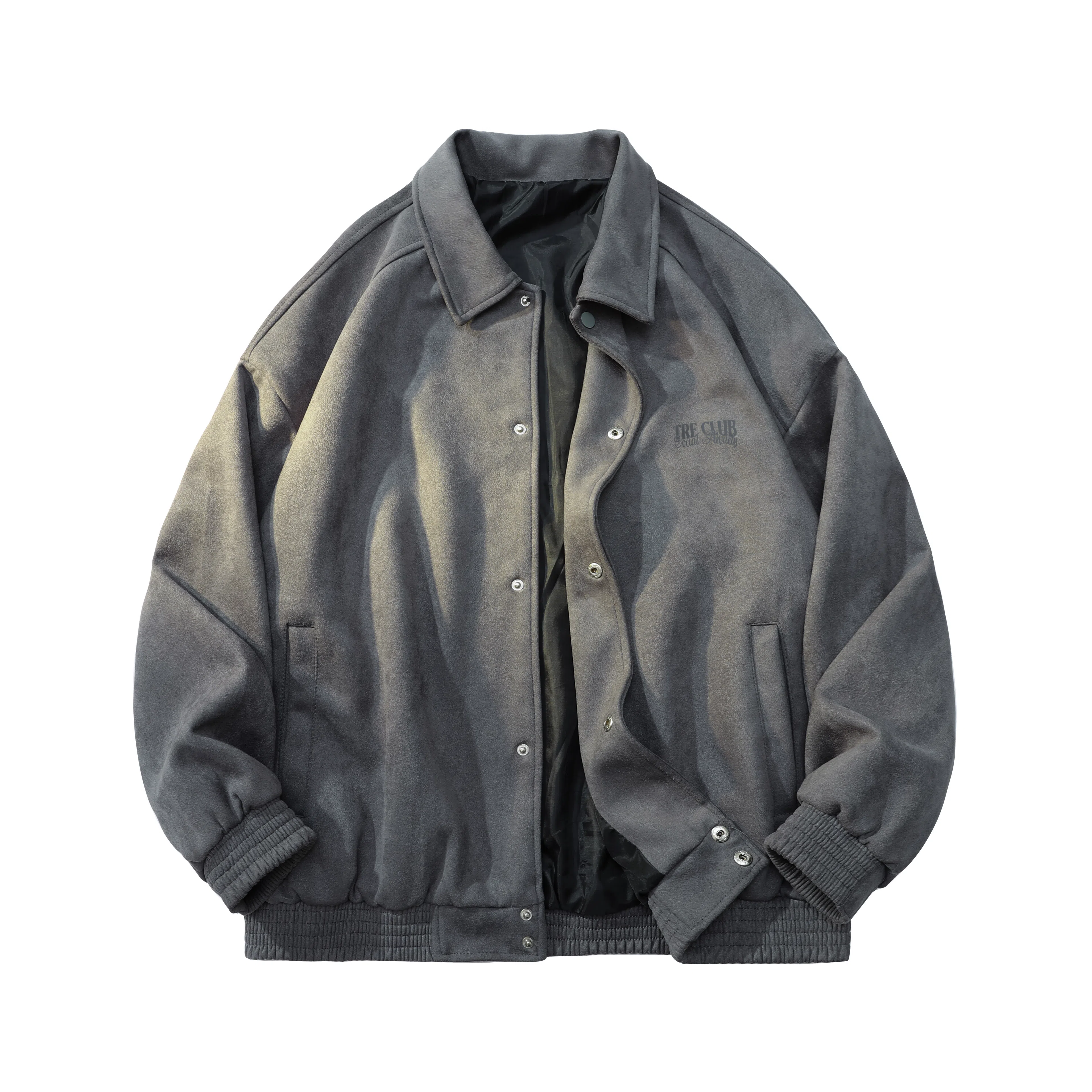 tre club Suede Feel Jacket Beige