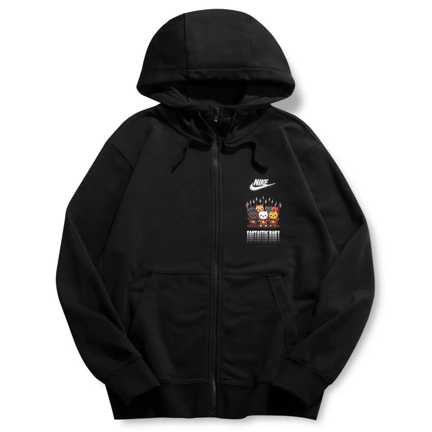 Nike Custom Cat Army Hoodie Black