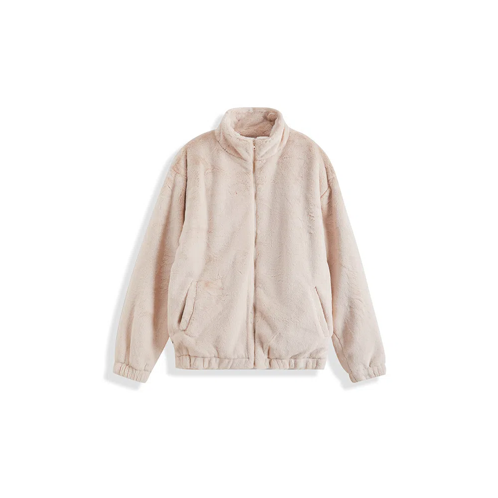 我是大卫 羊羔毛摇粒绒保暖加厚立领棉服 男女同款