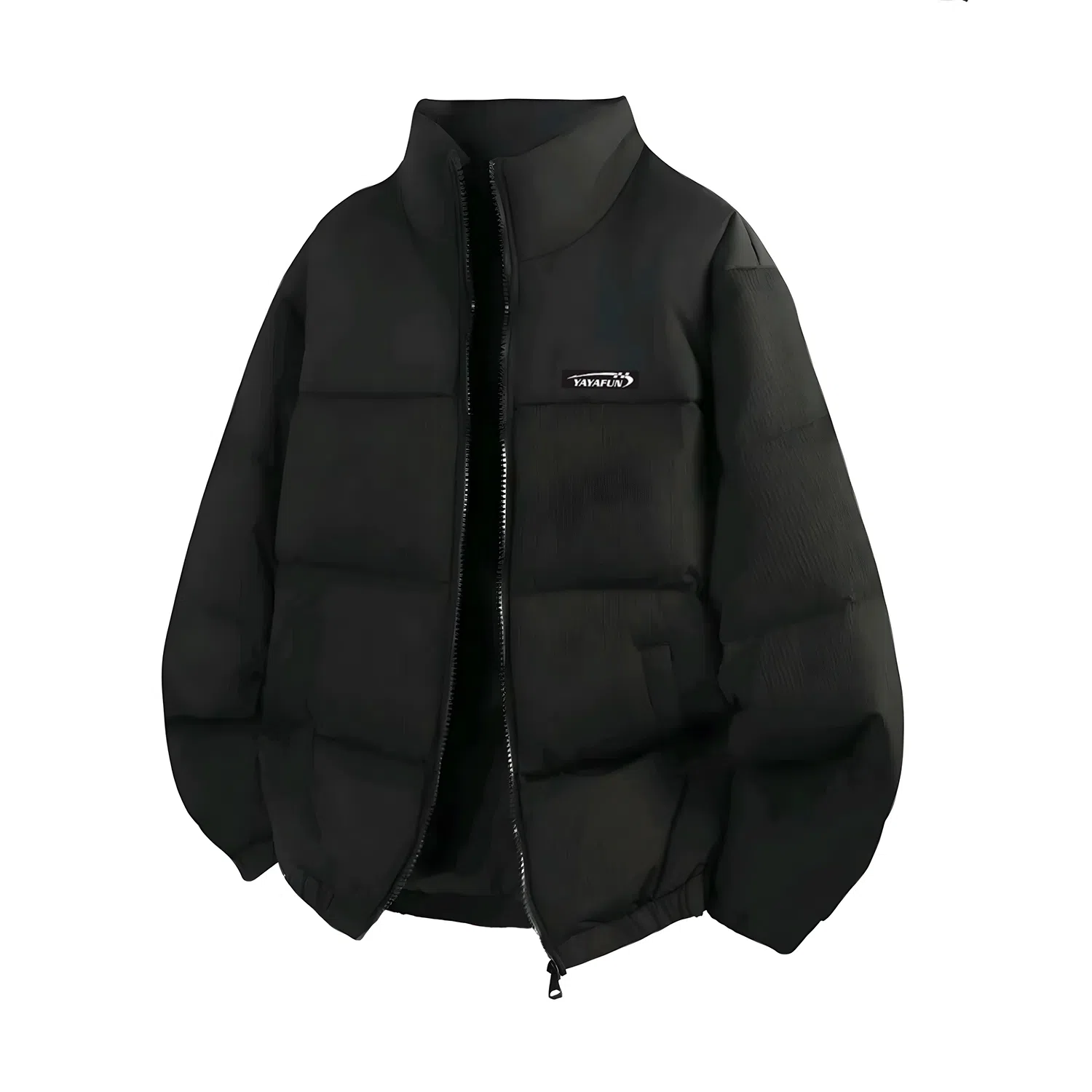 鸭鸭 青少年基础款美式复古多巴胺撞色山系户外立领加厚保暖防风无帽休闲运动百搭舒适柔软都市通勤羽绒服 男女同款