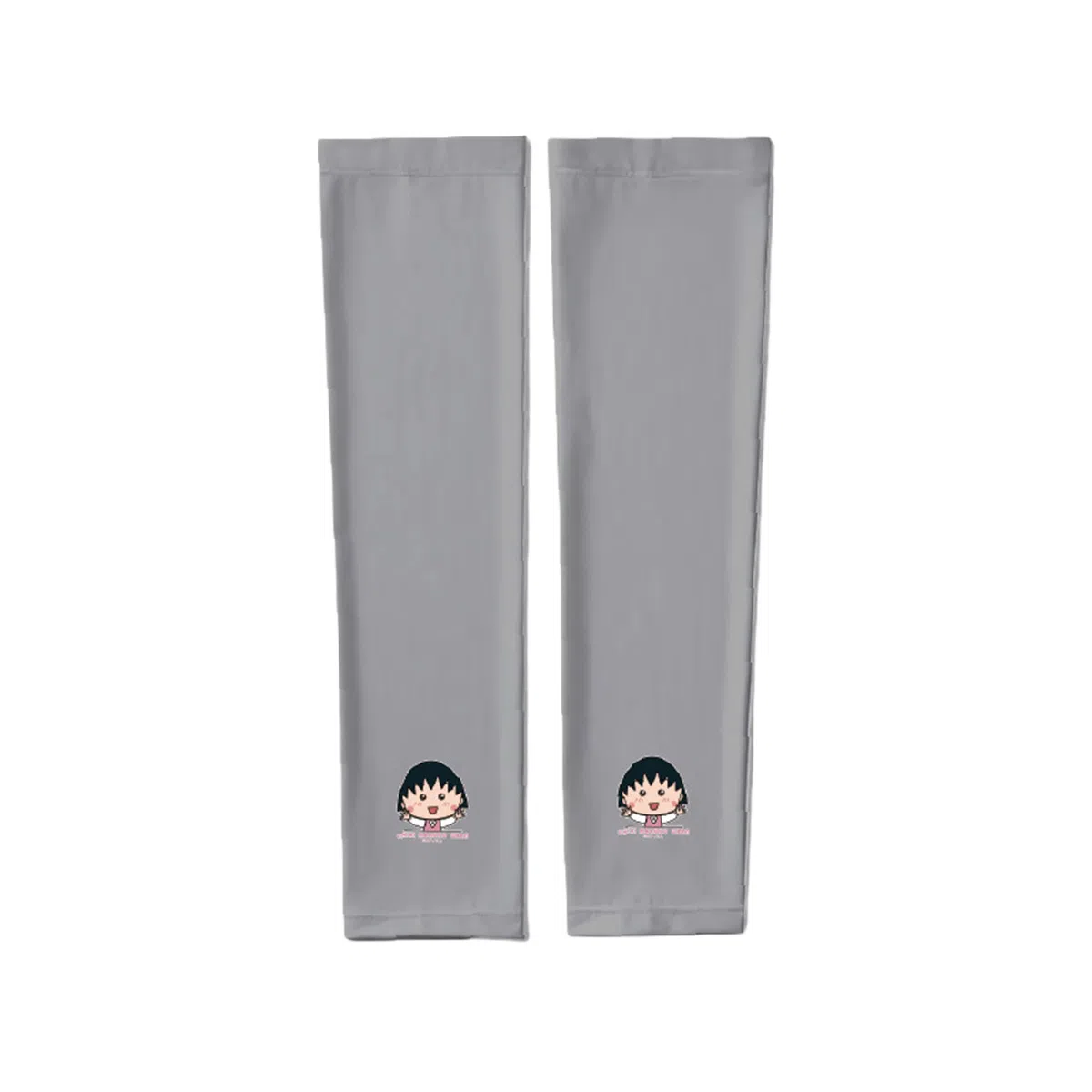 冠辉 夏季樱桃小丸子可爱卡通夏季凉感防紫外线冰袖冰丝高弹护臂轻薄透气舒适时尚户外运动防紫外线 锦纶 防晒袖 男女同款情侣款