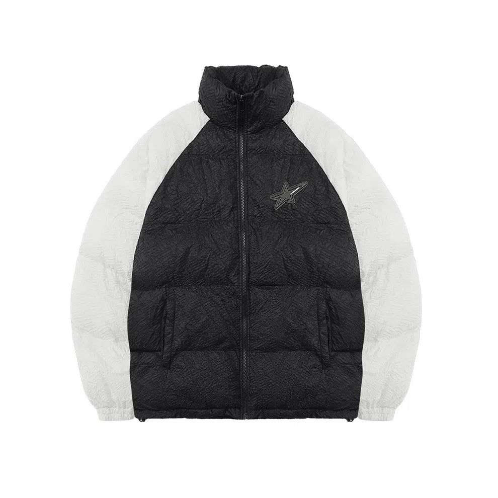 TURNTHETABLES FW22 Pleated Texture Puffer Coat
