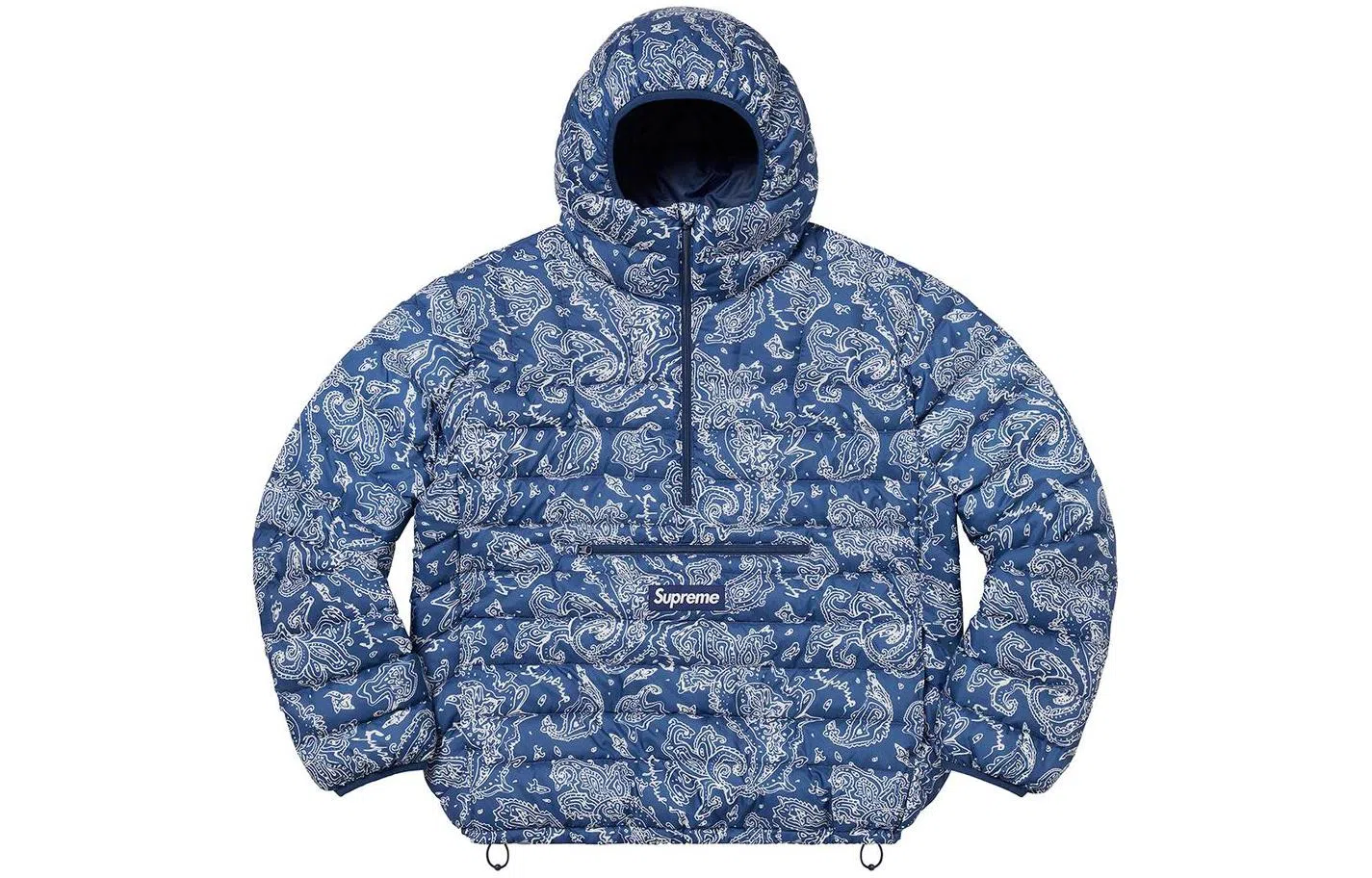 Supreme Micro Down Half Zip Hooded Pullover