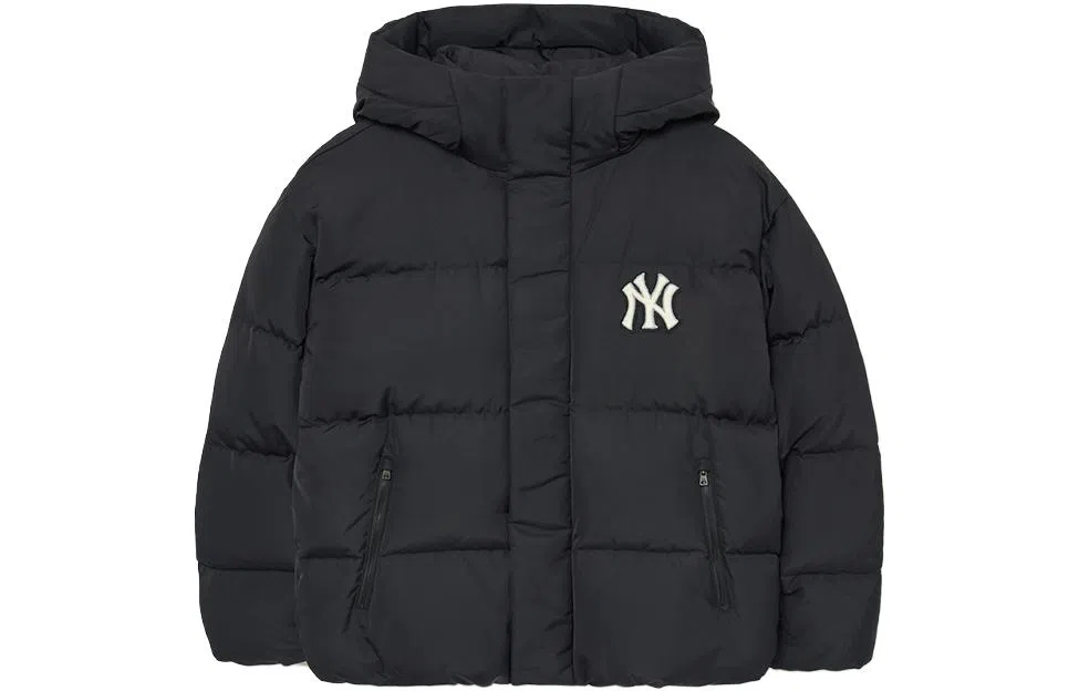 MLB Yankees Puffer Jacket Black