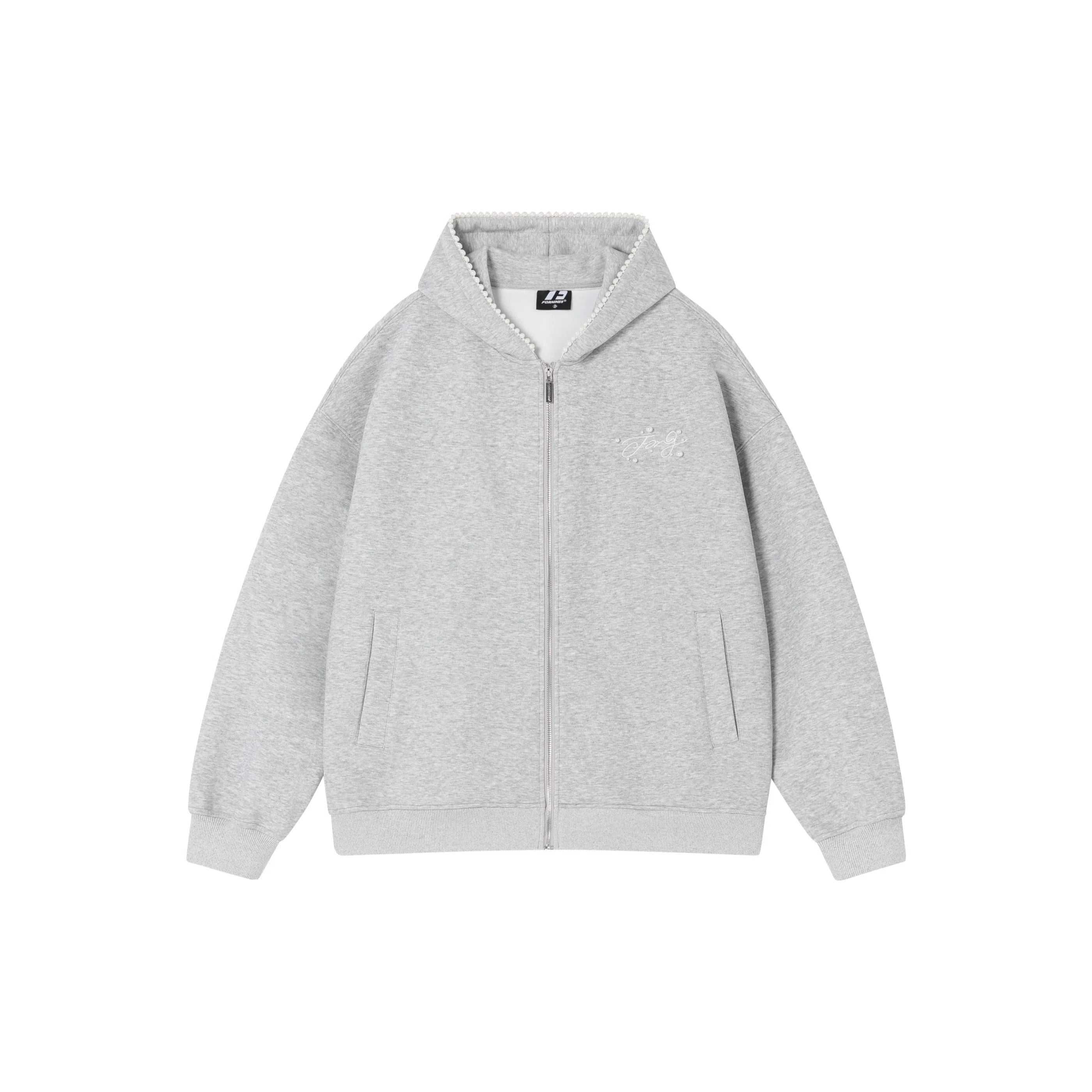 FORNINES Embroidered Hoodie