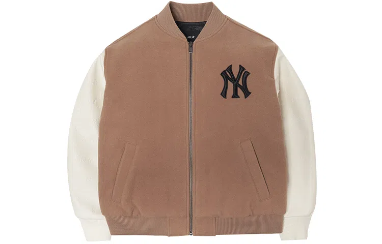 MLB Retro Baseball Jacket Khaki