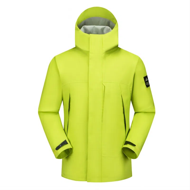 阿尔卑斯  户外登山连帽  防水防风防紫外线耐磨防静电抗菌防泼水防雨冲锋衣 男女同款