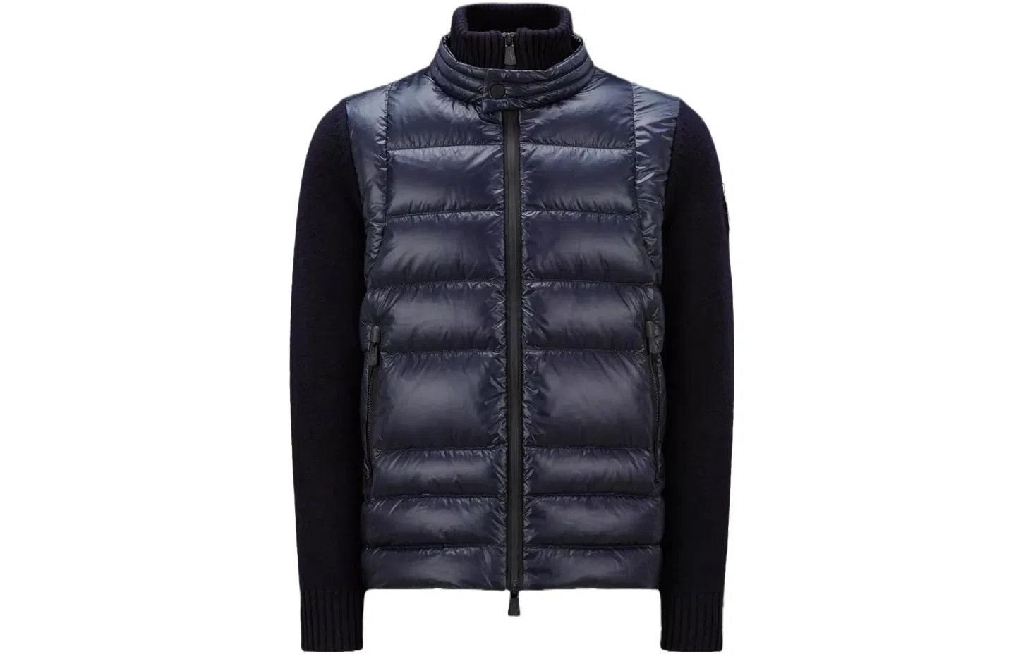 Moncler Padded Wool Zip-Up Cardigan