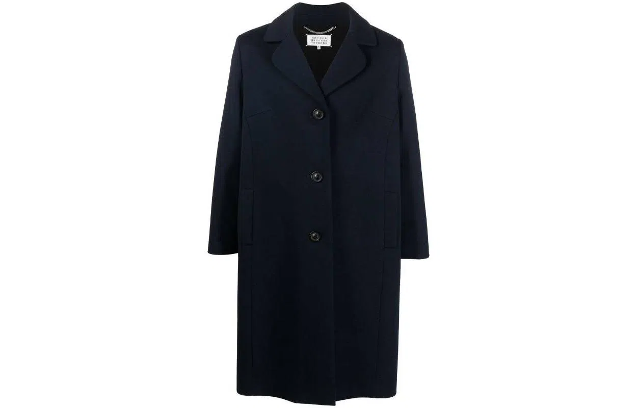 Maison Margiela FW22 Navy Coat