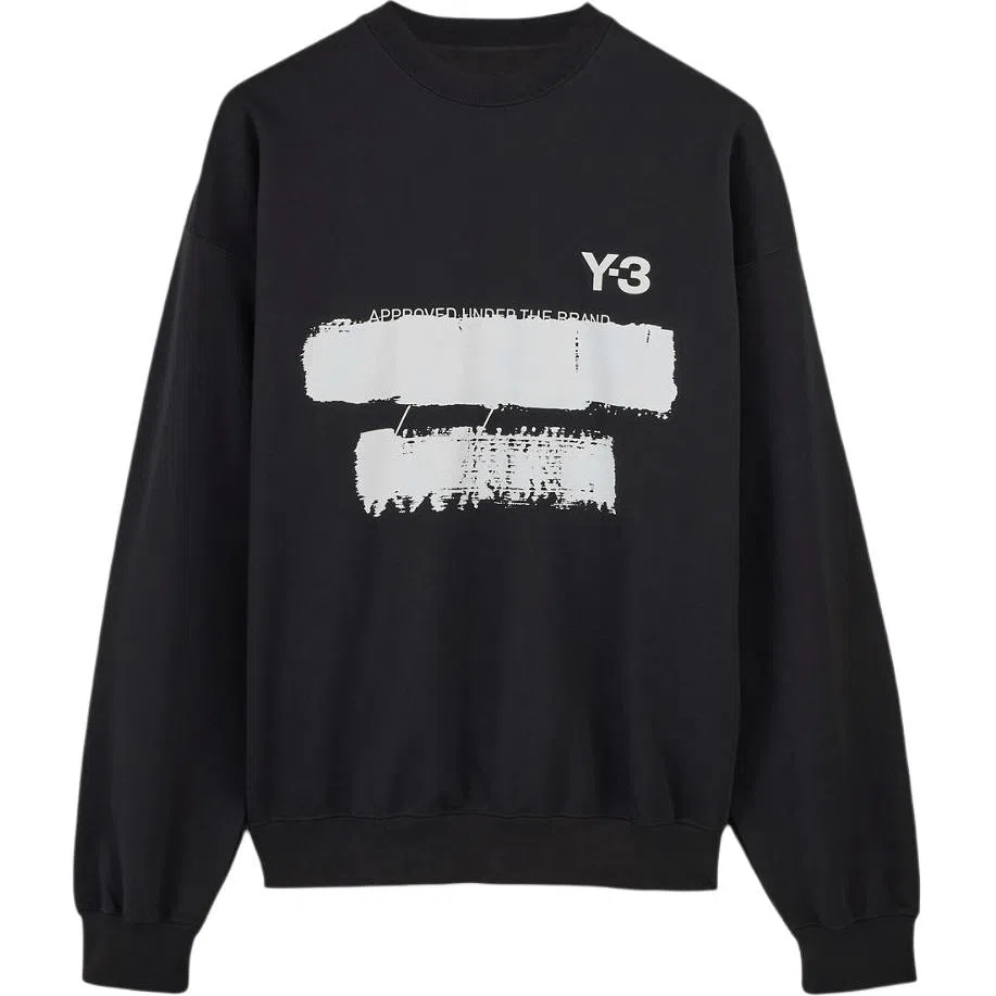 Y-3 SS25 Black Sweatshirt