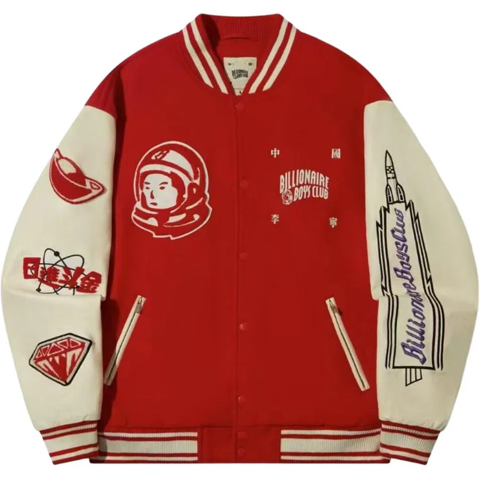 Li-Ning x Billionaire Boys Club Red Cotton Jacket