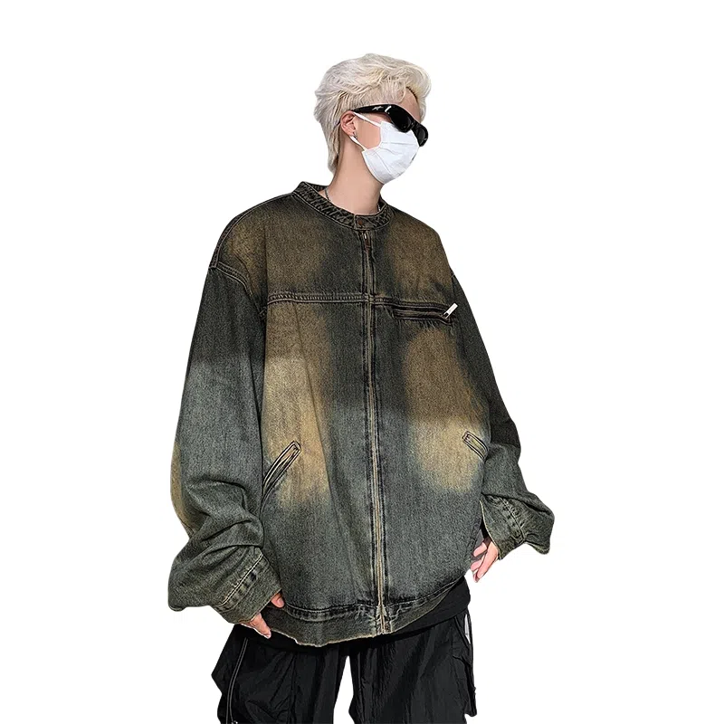 M-MAICCO Vintage Unisex Denim Jacket