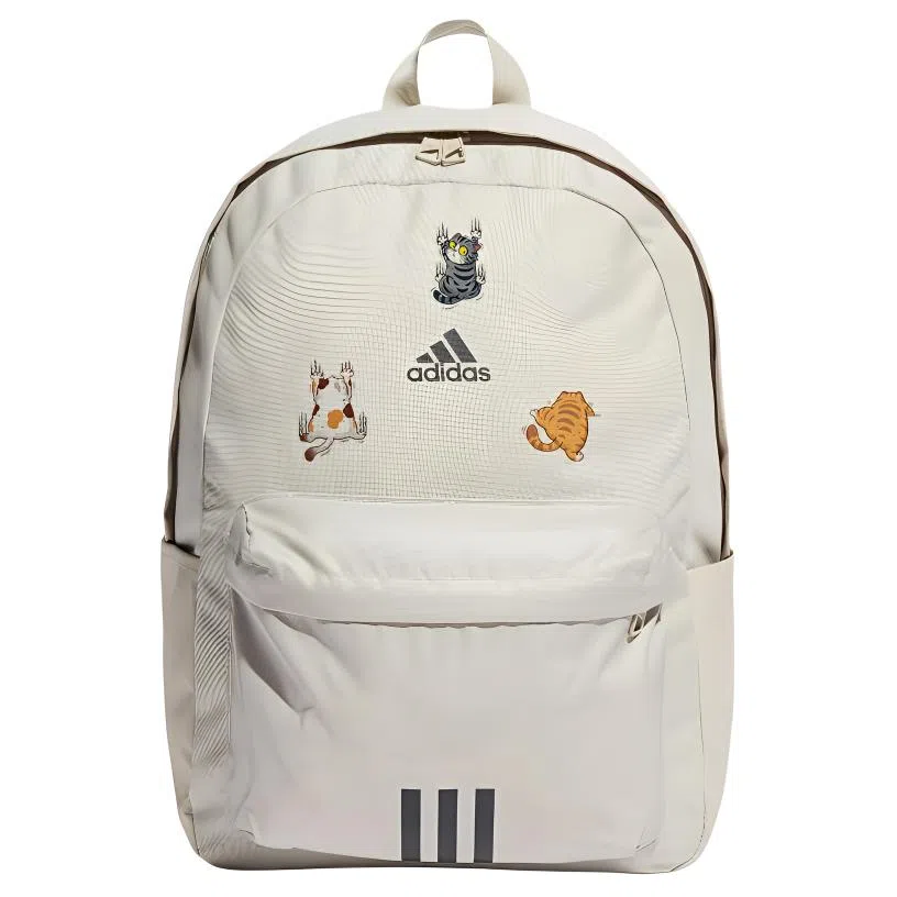 adidas Classic Badge Backpack Light Grey Black