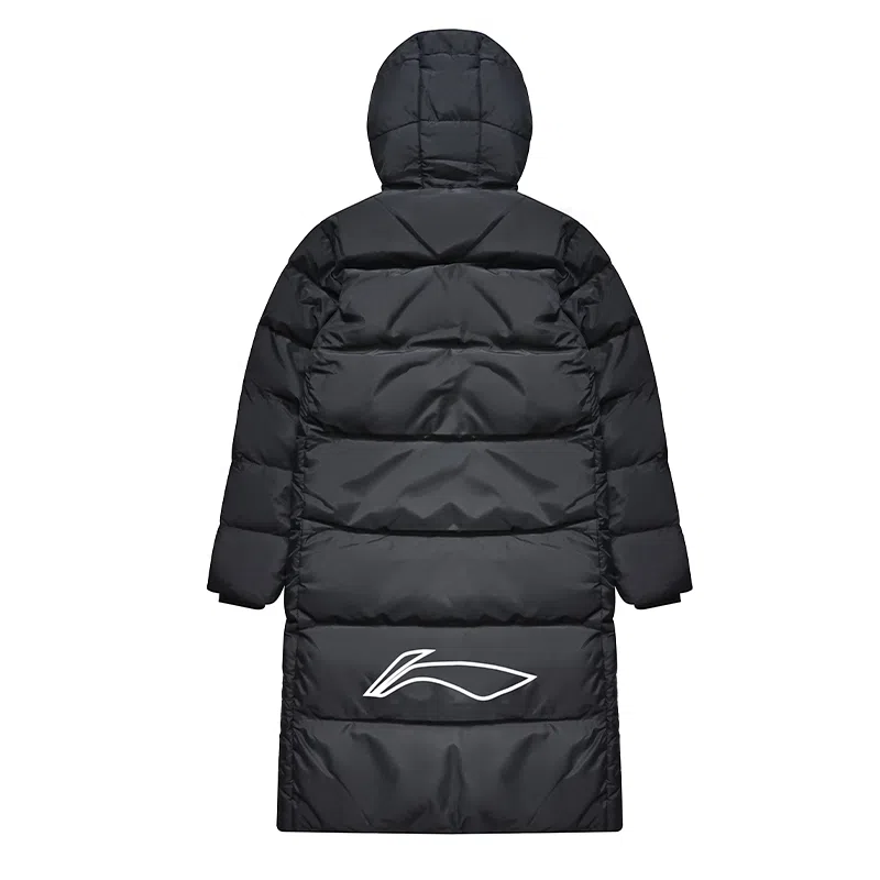 LiNing Campus Series Long Down Jacket Black