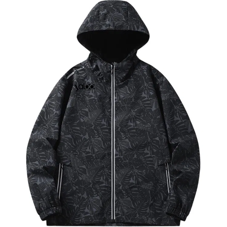 雅鹿优选  舒适不闷热耐刮连帽  防水防风透气耐磨冲锋衣 男款