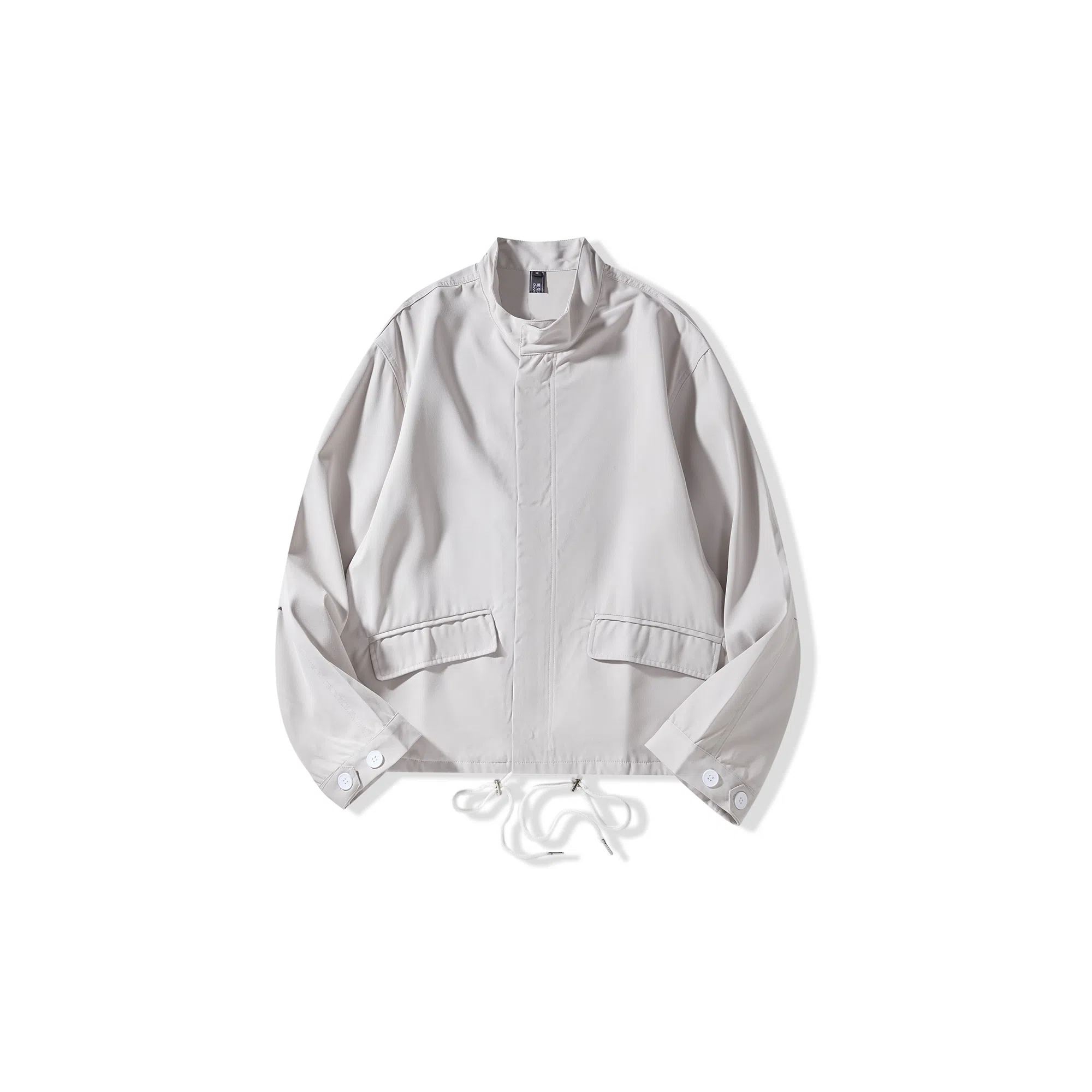 我是大卫 韩版个性立领高级感拉链多口袋宽松夹克 男女同款