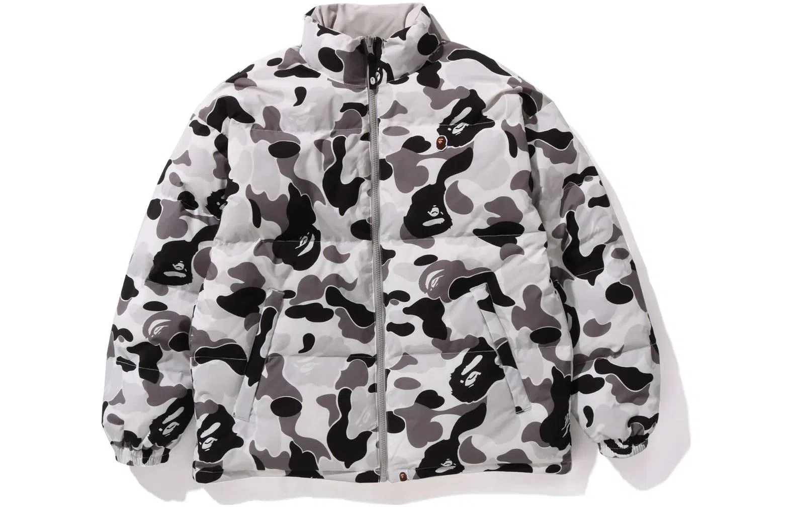 A BATHING APE Abc Camo Reversible Down Jacket