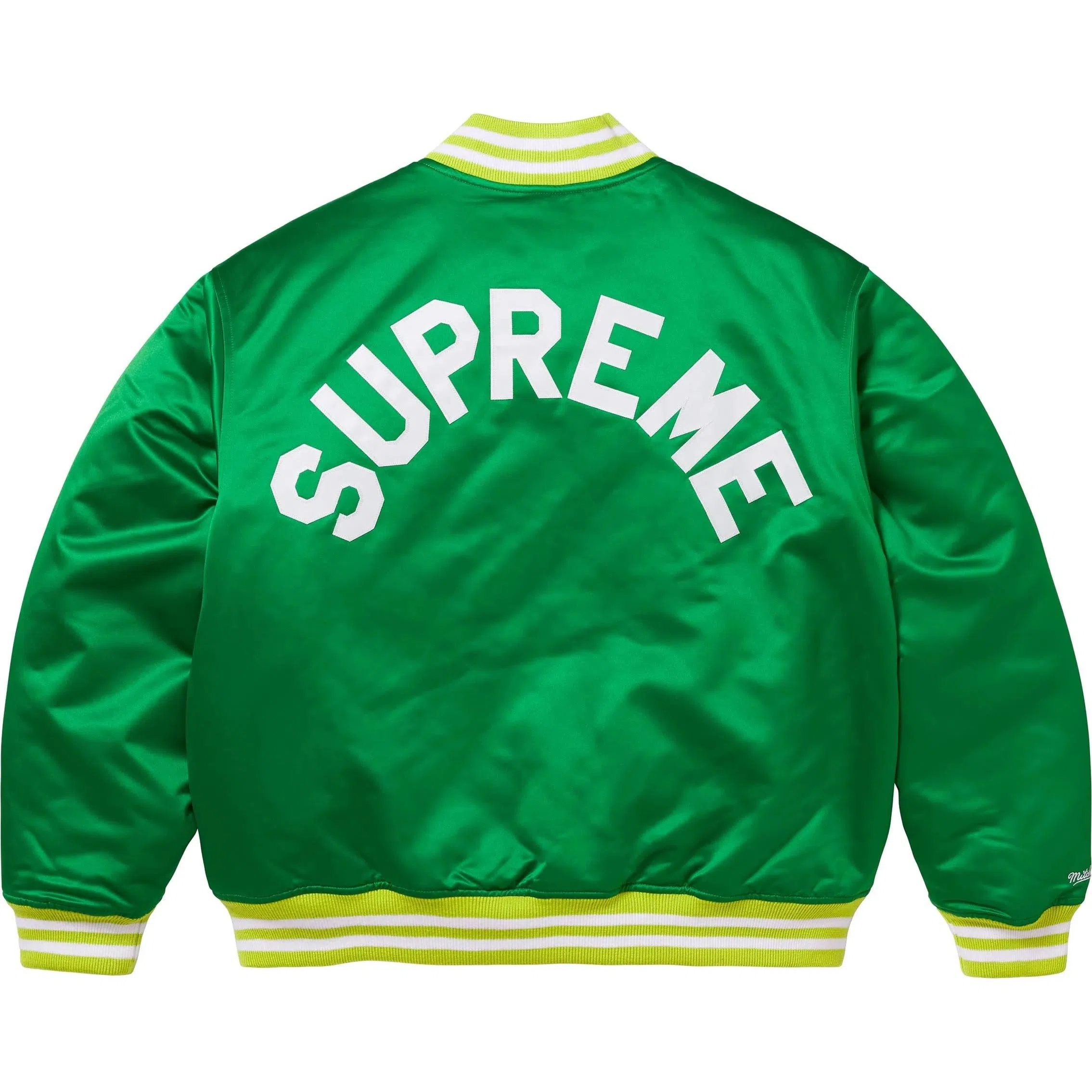 Supreme x Mitchell&Ness Satin Varsity Jacket