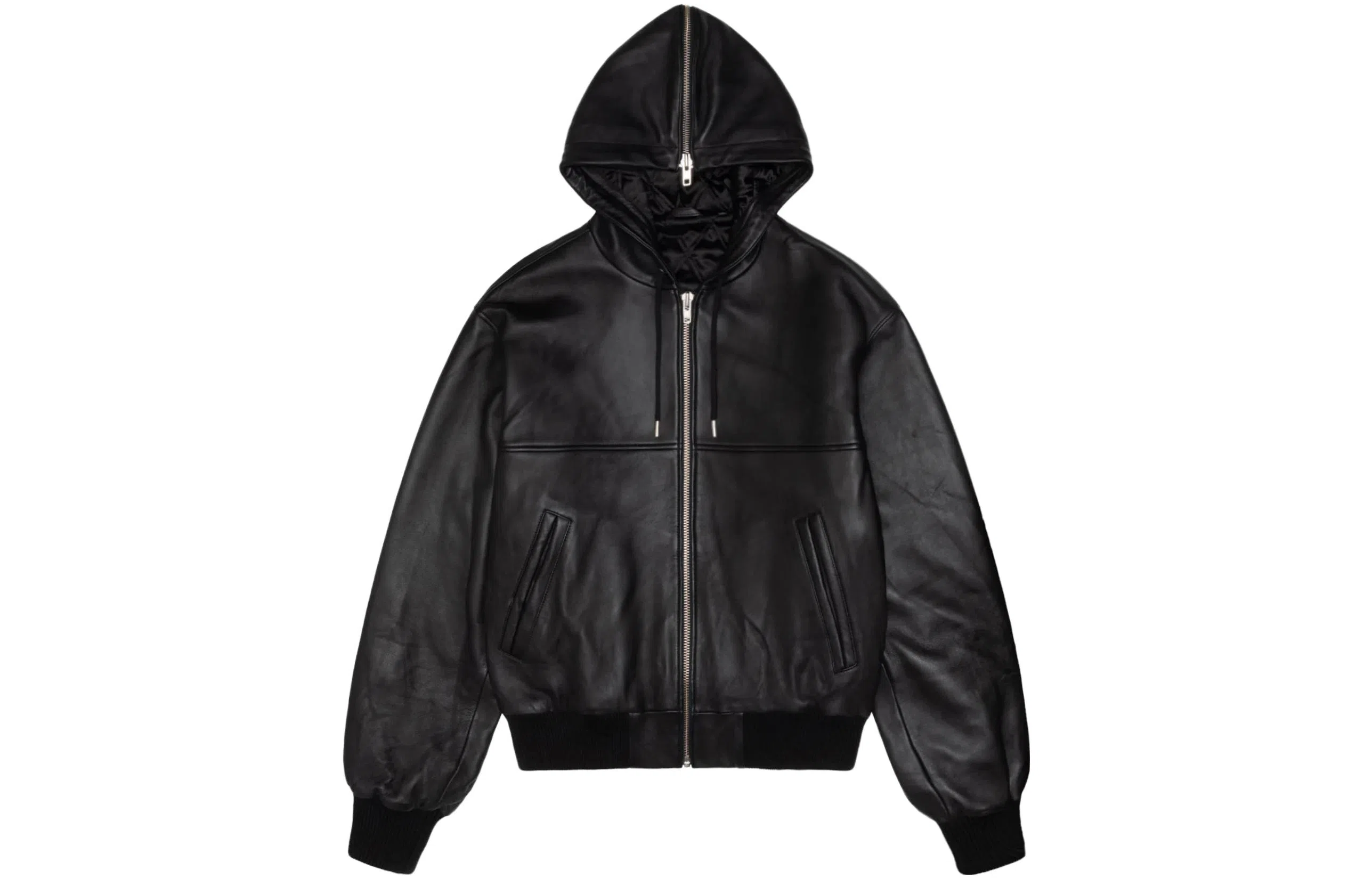 Stussy FW23 SS LINK LEATHER BOMBER Logo