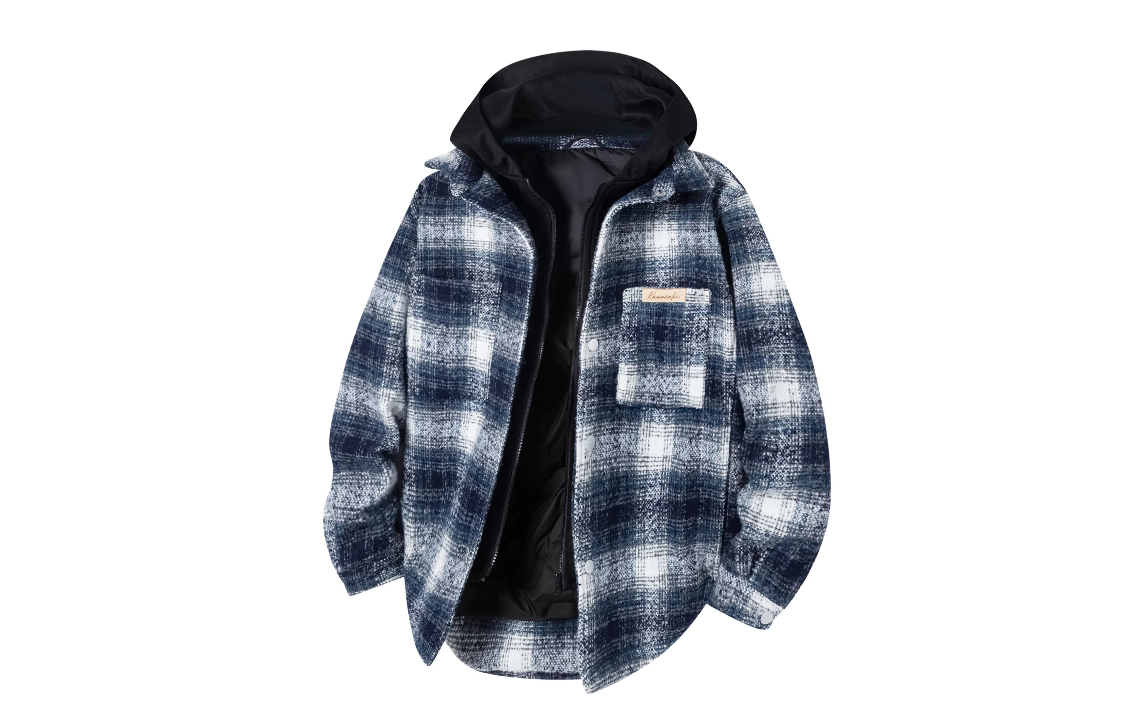 Kawasaki Retro Logo Windproof Down Jacket