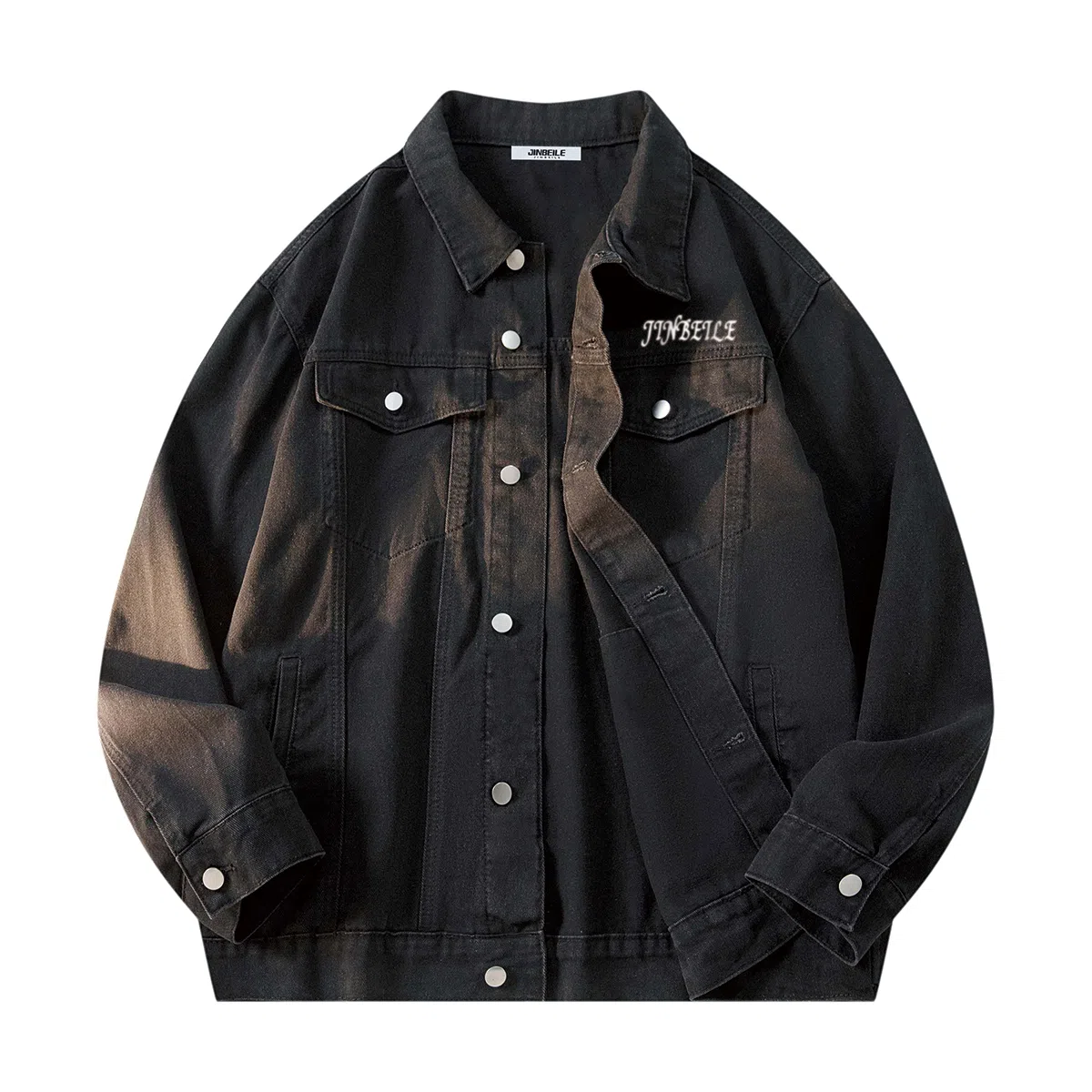 Kinbelle Spider Print Denim Jacket