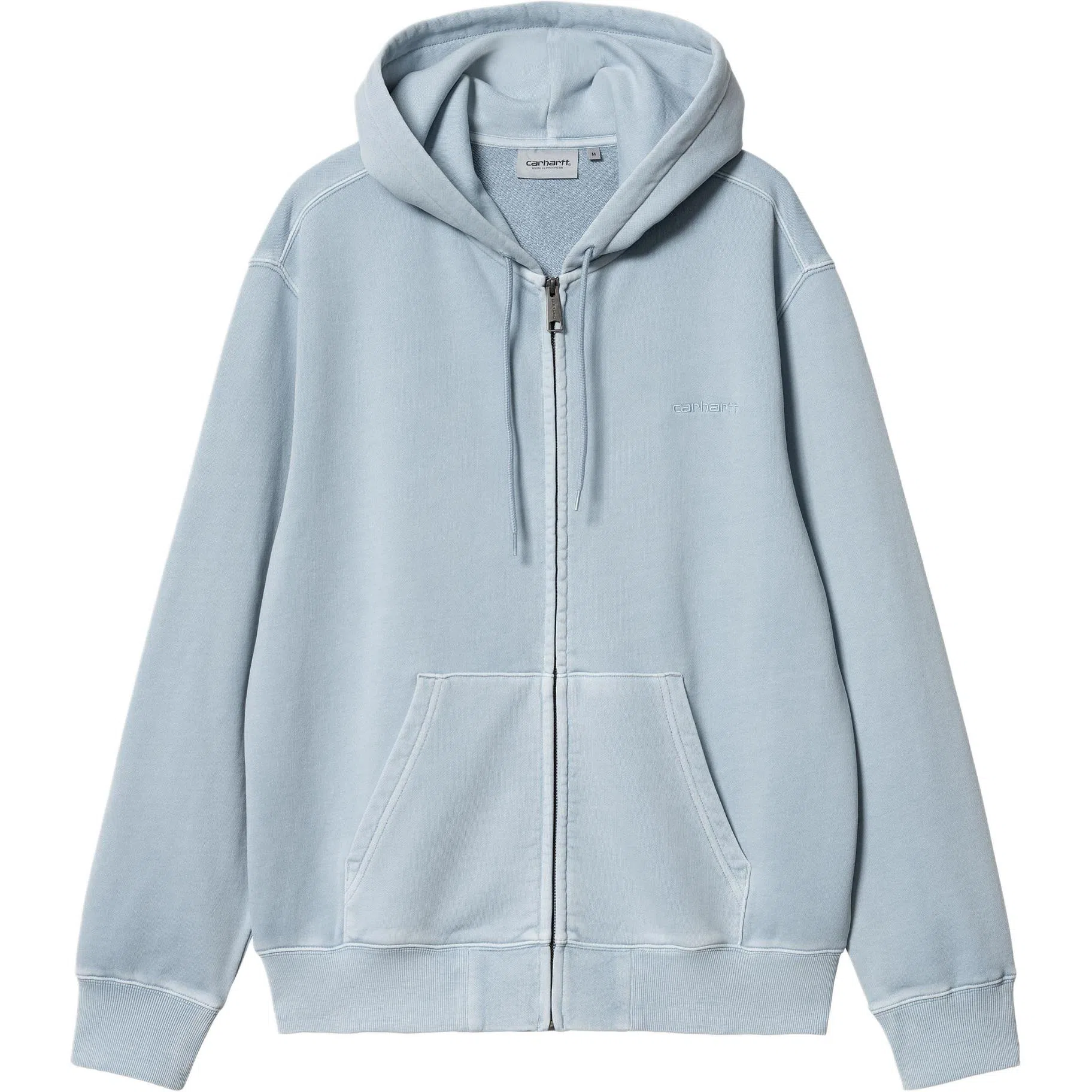 Carhartt WIP Hooded Duster Script Jacket Sky Blue