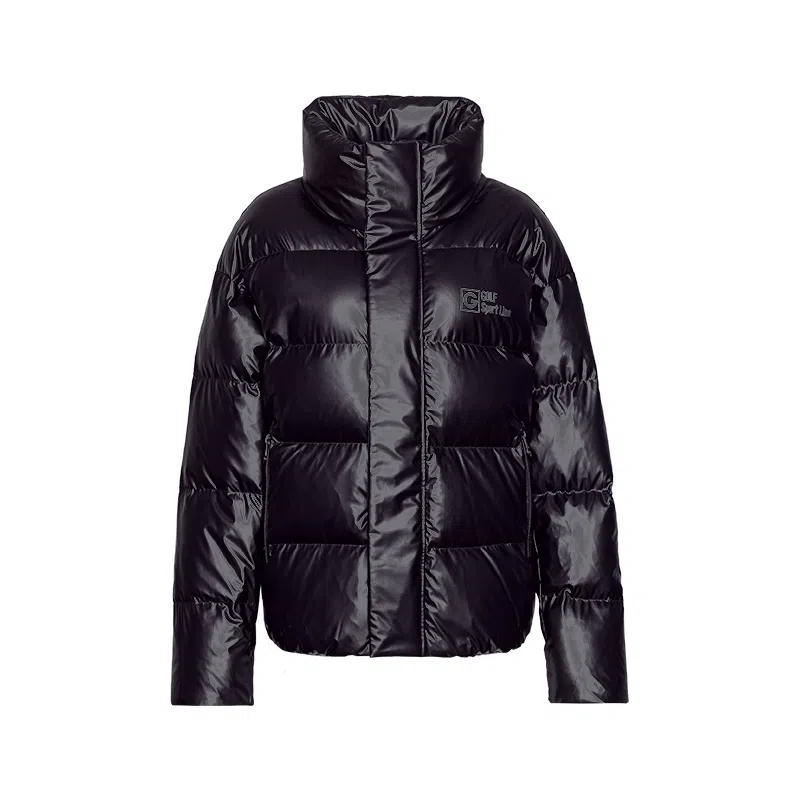 GOLF Solid Letter Print Down Jacket