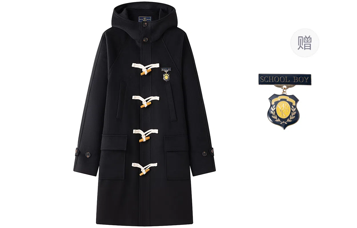 Dongjing Black Wool Coat