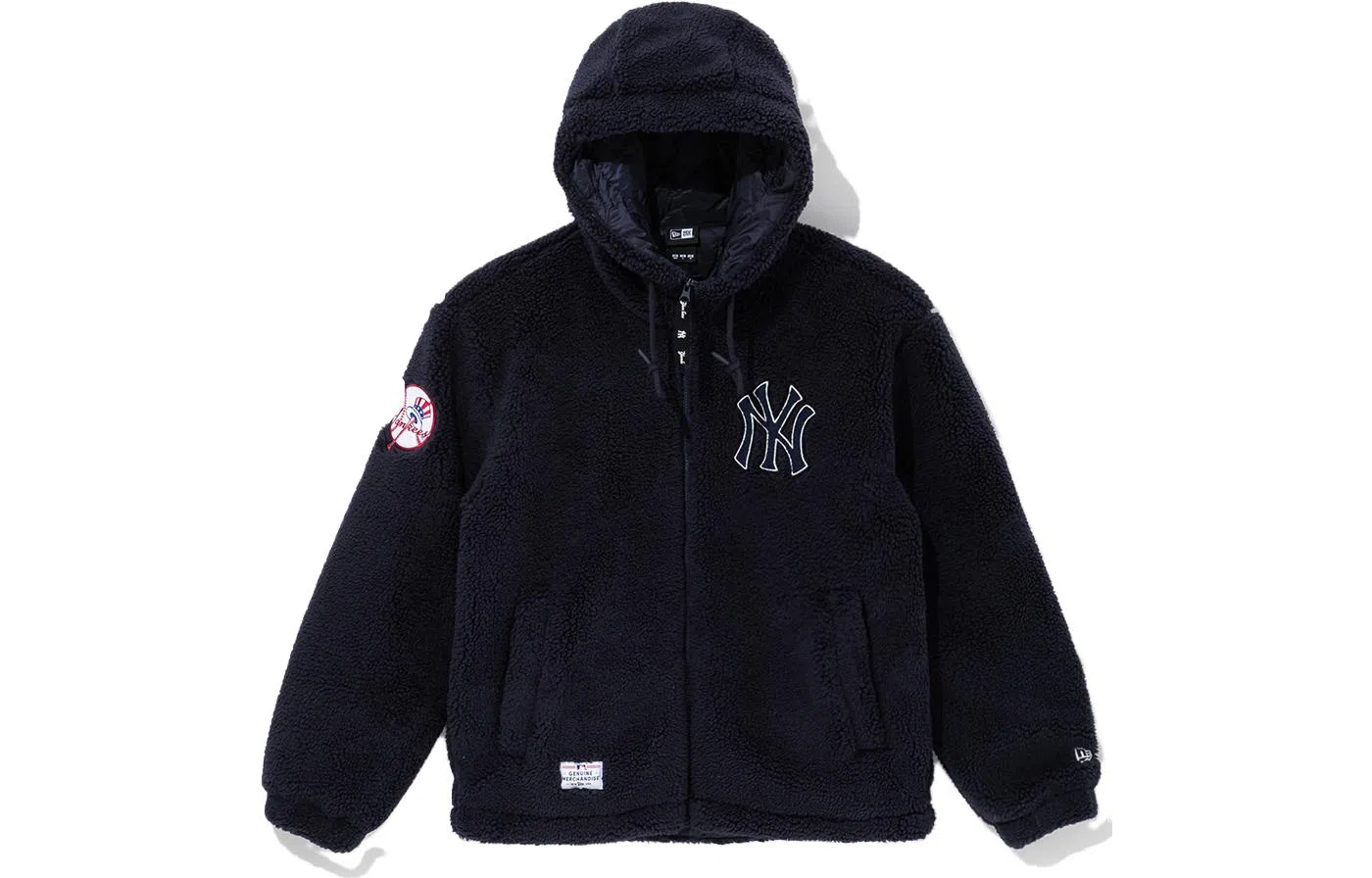 New Era x MLB Yankees Zip Hoodie Navy