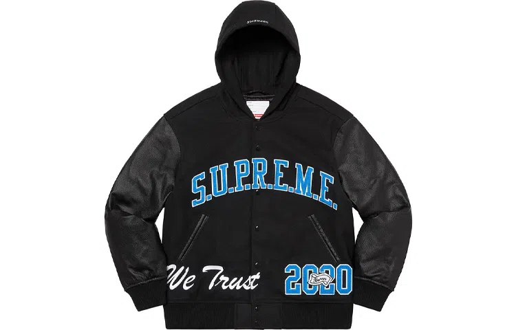 Supreme FW20 Week 9 King Hooded Varsity Jacket