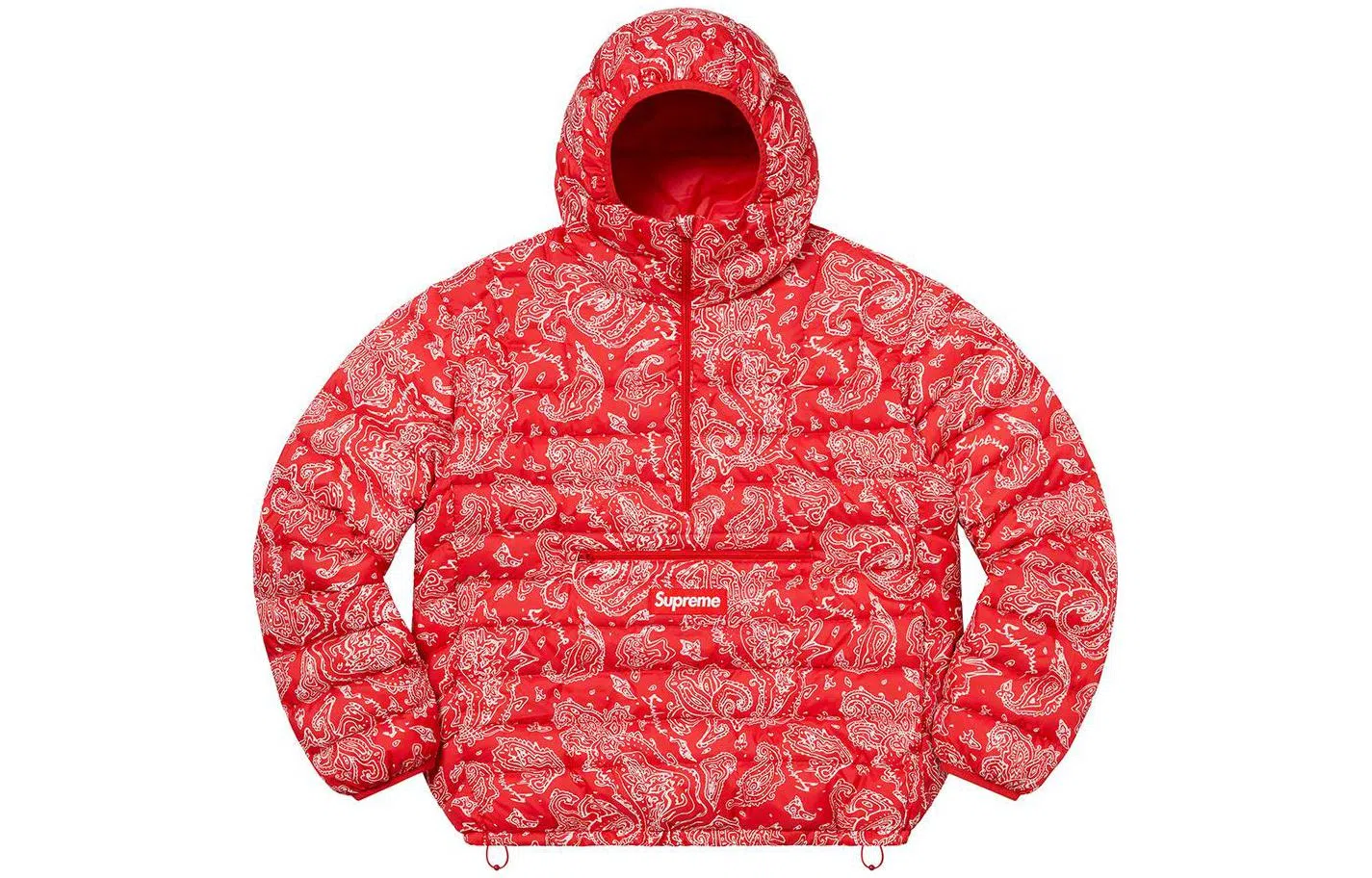 Supreme Micro Down Half Zip Hooded Pullover