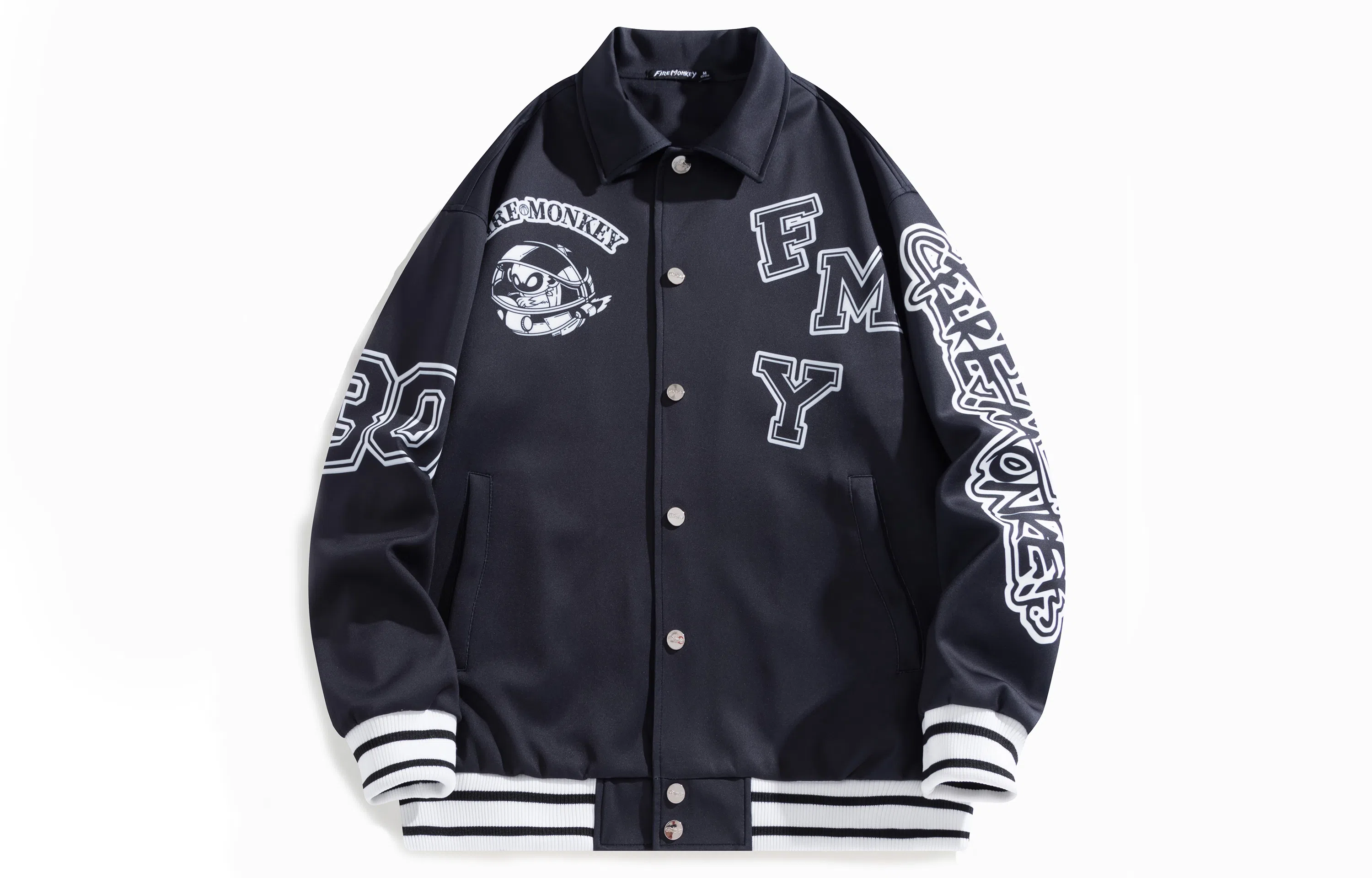 FireMonkey Cartoon Patchwork Jacket
