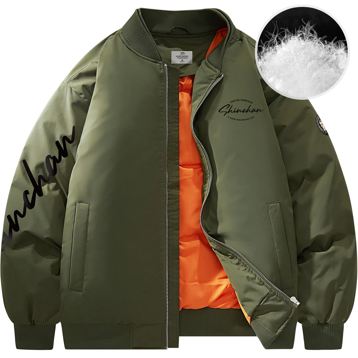 Crayon Shin-chan Baseball Down Jacket