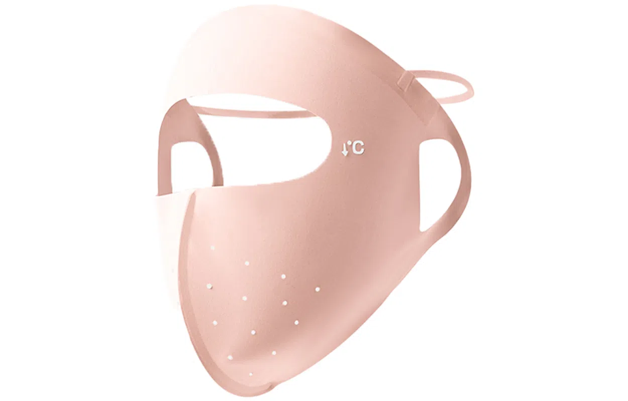 优幽兰 百搭休闲纯色高级感遮全脸无痕口罩女时尚潮流高颜值防紫外线脸基尼骑行防护透气脸罩显脸小 锦纶 氨纶 防晒面罩 女款